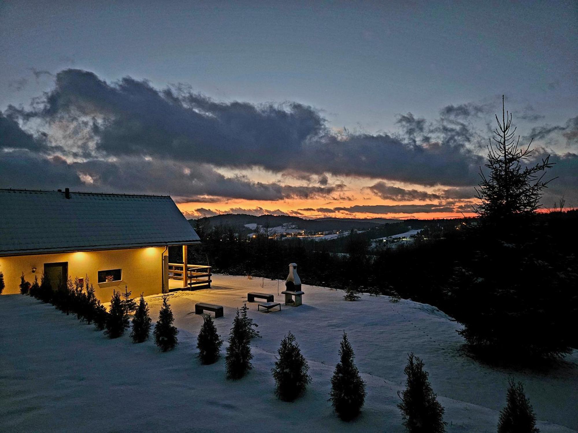 Bieszczadzka Pauza Villa Polanczyk Bagian luar foto